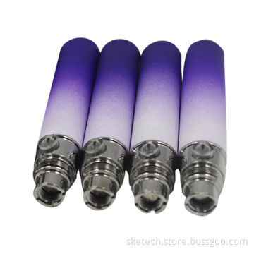 eGo colorful adjustable voltage battery, fashionable and colorful pattern E-go battery, hot selling